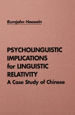 Cover Psycholinguistic Implications for Linguistic Relativity (eBook, ePUB)