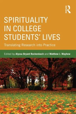 Spirituality in College Students' Lives (eBook, ePUB)