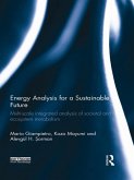 Energy Analysis for a Sustainable Future (eBook, ePUB) Energy Analysis for a Sustainable Future (eBook, ePUB)