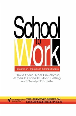 School To Work (eBook, PDF) - Stern, David; Finkelstein, Neal; Stone, James R.; Latting, John; Dornsife, Carolyn