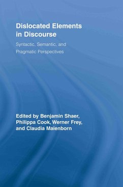 Dislocated Elements in Discourse (eBook, ePUB)