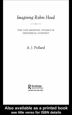 Imagining Robin Hood (eBook, PDF) - Pollard, A. J.