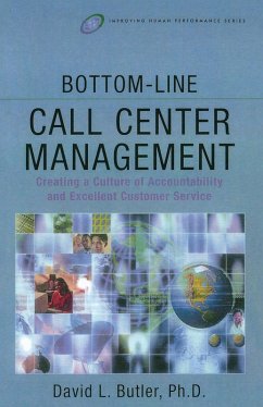 Bottom-Line Call Center Management (eBook, ePUB) - Butler, David L.