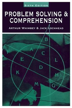 Problem Solving & Comprehension (eBook, ePUB) - Whimbey, Arthur; Lochhead, Jack; Narode, Ron