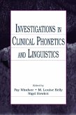 Investigations in Clinical Phonetics and Linguistics (eBook, ePUB)