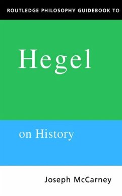 Cover Routledge Philosophy Guidebook to Hegel on History (eBook, PDF)