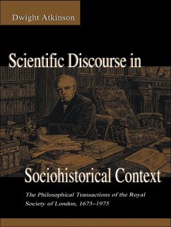 Cover Scientific Discourse in Sociohistorical Context (eBook, ePUB)