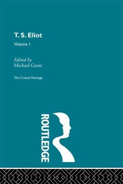 T.S. Eliot Volume I (eBook, PDF)