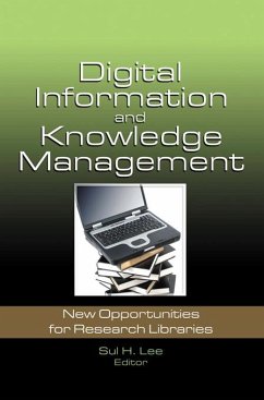 Cover Digital Information and Knowledge Management (eBook, PDF)