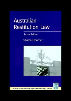 Australian Restitution Law (eBook, ePUB) - Erbacher, Sharon