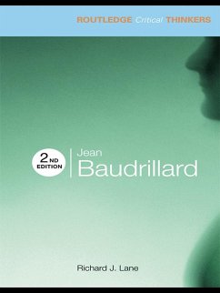 Jean Baudrillard (eBook, ePUB) - Lane, Richard J.