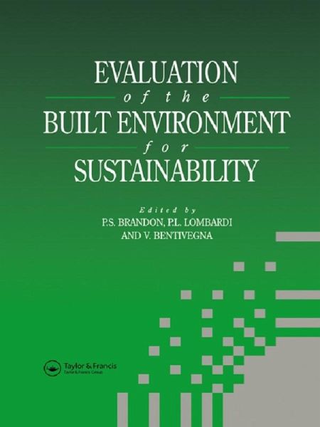 Evaluation of the Built Environment for Sustainability (eBook, ePUB)