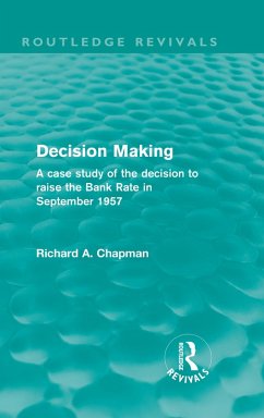 Decision Making (Routledge Revivals) (eBook, ePUB) - Chapman, Richard A.