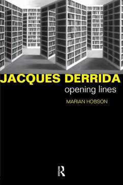 Jacques Derrida (eBook, PDF) - Hobson, Marian; Hobson, Marian