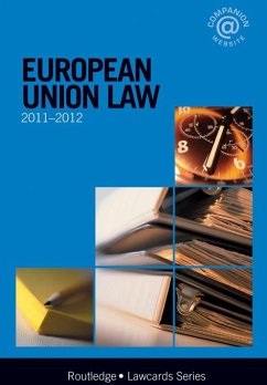 Cover European Union Lawcards 2011-2012 (eBook, PDF)