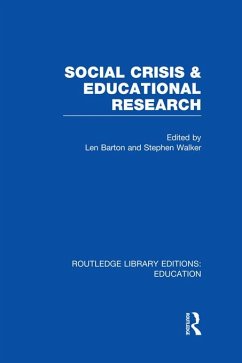 Cover Social Crisis and Educational Research (RLE Edu L) (eBook, ePUB)
