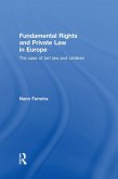 Fundamental Rights and Private Law in Europe (eBook, PDF)