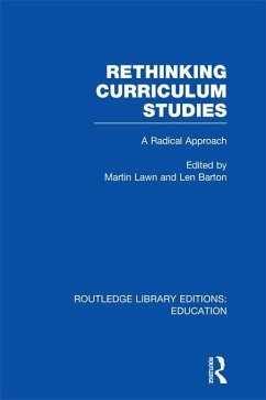 Cover Rethinking Curriculum Studies (eBook, ePUB)