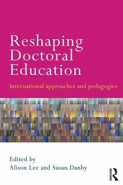 Cover Reshaping Doctoral Education (eBook, ePUB)