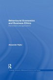 Behavioural Economics and Business Ethics (eBook, ePUB)