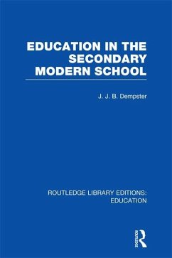 Cover Education in the Secondary Modern School (eBook, ePUB)