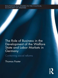 Cover The Role of Business in the Development of the Welfare State and Labor Markets in Germany (eBook, ePUB)