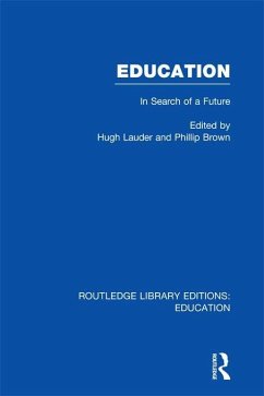 Cover Education (RLE Edu L Sociology of Education) (eBook, ePUB)