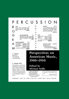 Cover Perspectives on American Music, 1900-1950 (eBook, PDF)