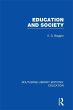 Education and Society (RLE Edu L)... - Bild 1