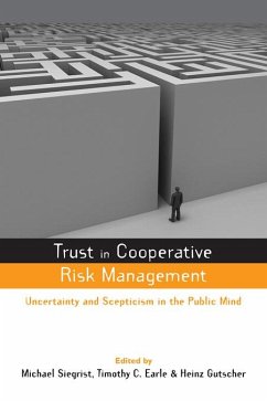 Trust in Risk Management (eBook, PDF) - Earle, Timothy C.