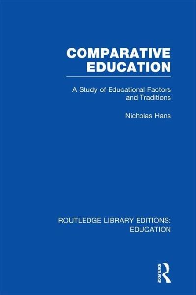 Comparative Education (eBook, PDF)
