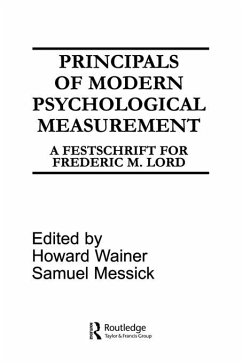 Principals of Modern Psychological Measurement (eBook, ePUB)