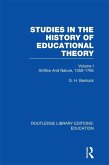 Studies in the History of Educational Theory Vol 1 (RLE Edu H) (eBook, ePUB)