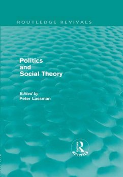 Politics and Social Theory (eBook, PDF)