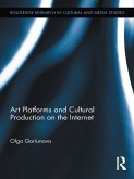 Art Platforms and Cultural Production on the Internet (eBook, ePUB)
