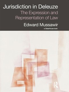 Cover Jurisdiction in Deleuze: The Expression and Representation of Law (eBook, PDF)