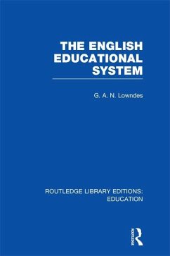 The English Educational System (eBook, PDF) - Lowndes, G A N