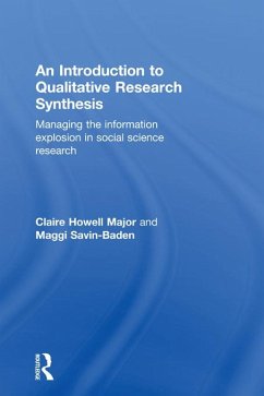 Cover An Introduction to Qualitative Research Synthesis (eBook, ePUB)
