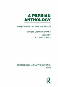 Cover A Persian Anthology (RLE Iran B) (eBook, ePUB)