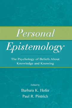 Cover Personal Epistemology (eBook, ePUB)
