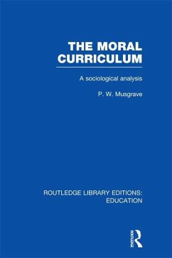 The Moral Curriculum (eBook, ePUB) - Musgrave, P.