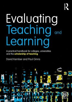 Cover Evaluating Teaching and Learning (eBook, PDF)
