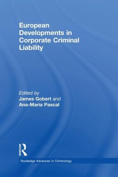 Cover European Developments in Corporate Criminal Liability (eBook, PDF)