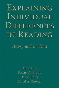 Explaining Individual Differences in Reading (eBook, ePUB)