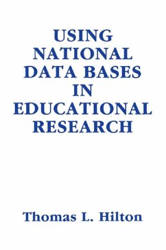 Using National Data Bases in Educational Research (eBook, ePUB)