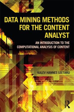 Data Mining Methods for the Content Analyst (eBook, PDF) - Leetaru, Kalev