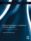 Biblical Paradigms in Medieval English Literature (eBook, ePUB)