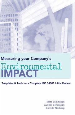 Measuring Your Company's Environmental Impact (eBook, PDF) - Astrand, Camilla; Zackrisson, Mats; Bengtsson, Gunnar