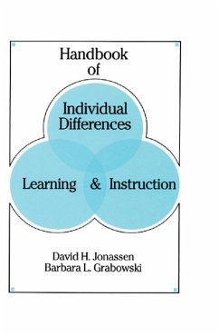 Handbook of Individual Differences, Learning, and Instruction (eBook, ePUB) - Jonassen, David H.; Grabowski, Barbara L.