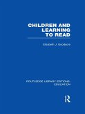 Children and Learning to Read (RLE Edu I) (eBook, ePUB)
